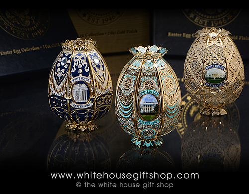 White House Easter Eggs Signed
