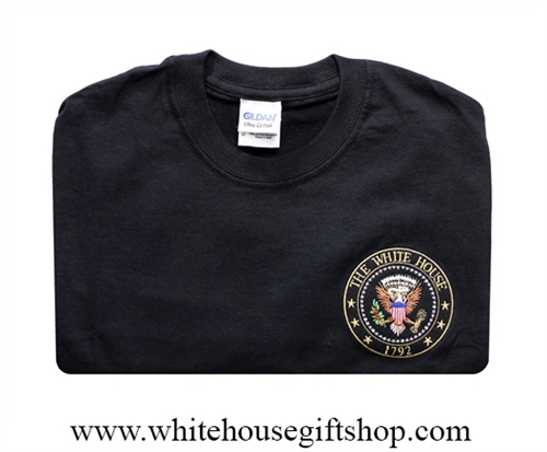 White House T-Shirt with 1792 Cornerstone Setting Date, Black 100% ...