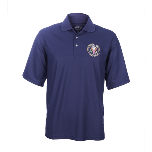 Camp David Presidential Seal Polo Golf shirt, navy blue, from White ...